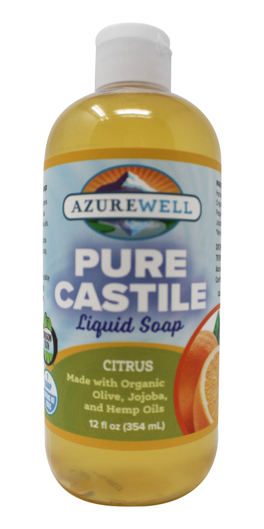 Castile Liquid Soap, Pure, Citrus, Organic