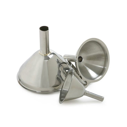 Funnel, Stainless Steel, Set of 3