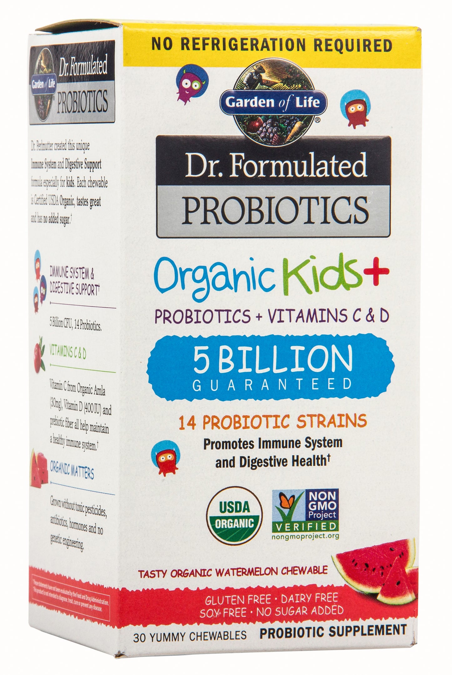 Dr. Formulated Probiotics, Kids, Watermelon, Organic