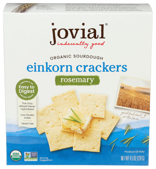 Crackers, Rosemary, Sourdough Einkorn, Organic