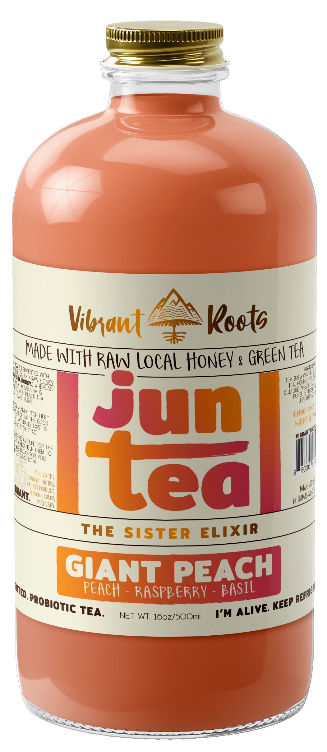 Jun Tea Kombucha, Giant Peach