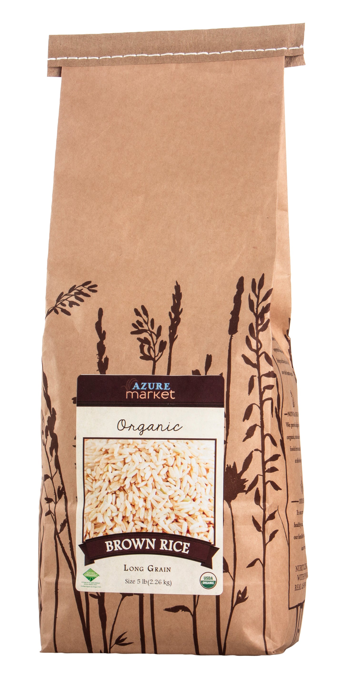 Rice, Long Grain, Brown, Organic, Gluten Free