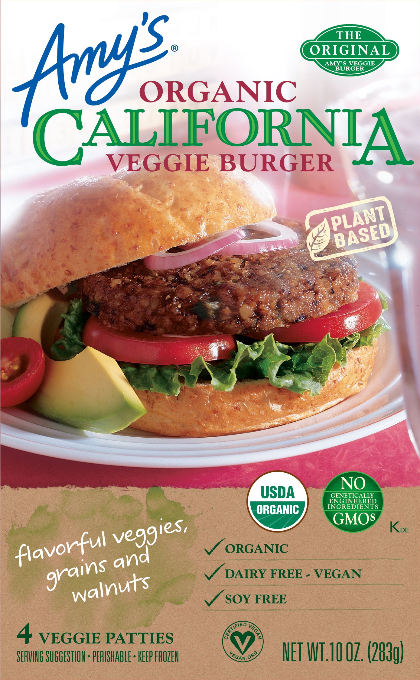 California Veggie Burger, Frozen