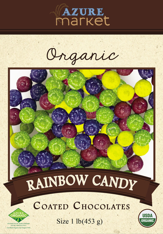 Rainbow Candy Coated Chocolates, Organic