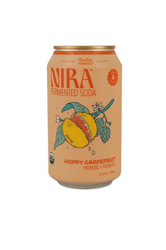Nira Fermented Soda, Hoppy Grapefruit, Organic