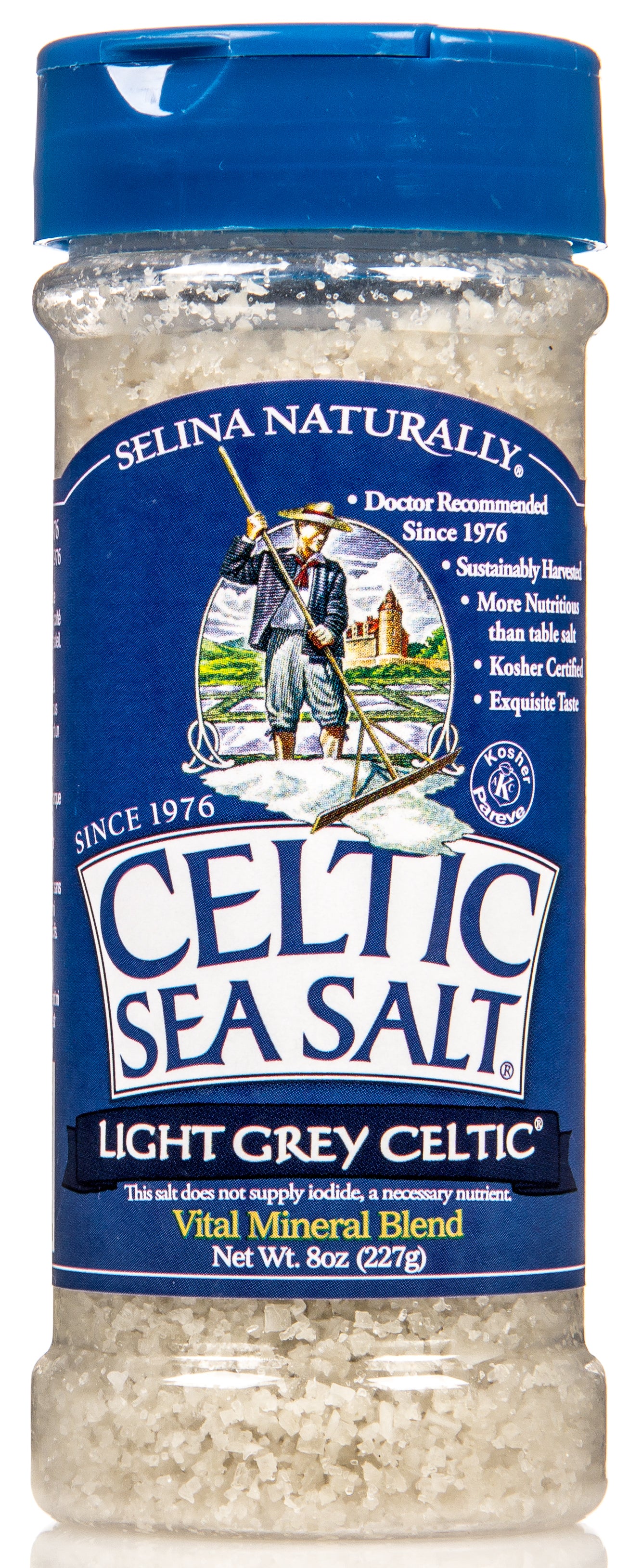 Sea Salt Shaker, Light Grey