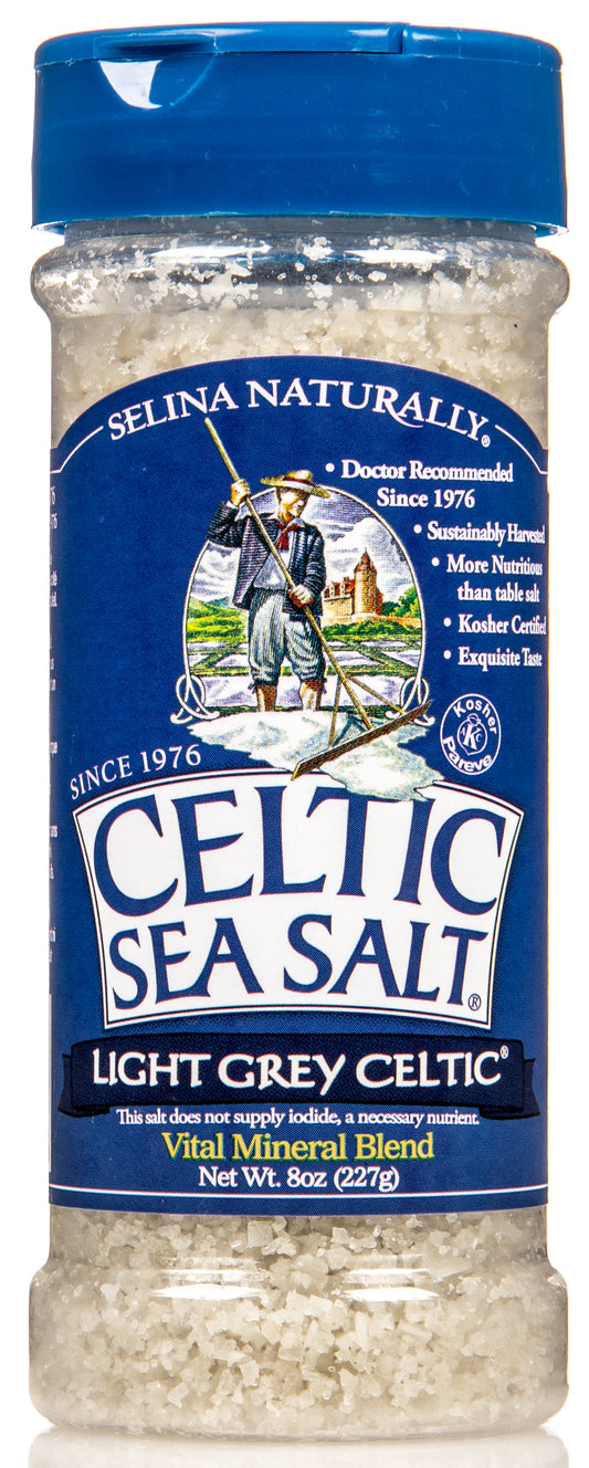 Sea Salt Shaker, Light Grey