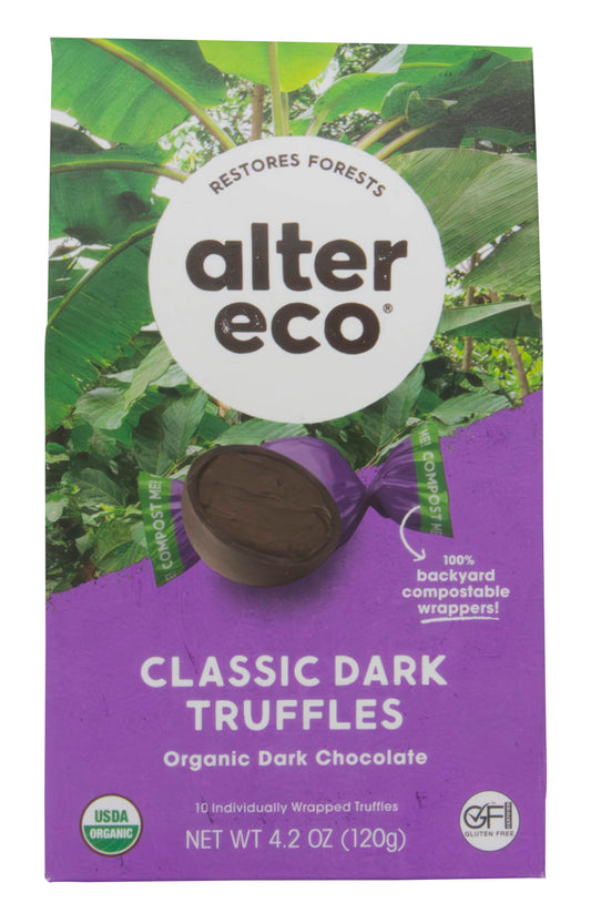 Dark Chocolate Truffles, Classic, Organic