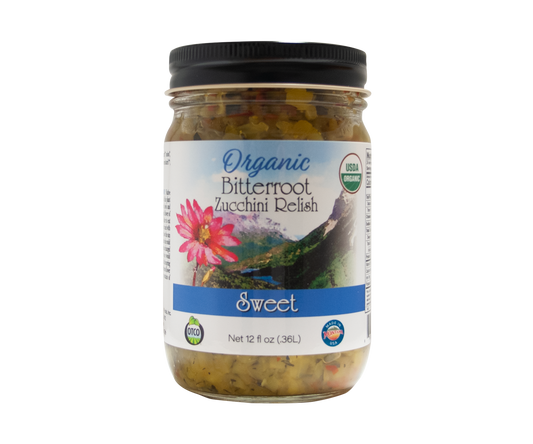 Relish, Sweet Zucchini, Organic