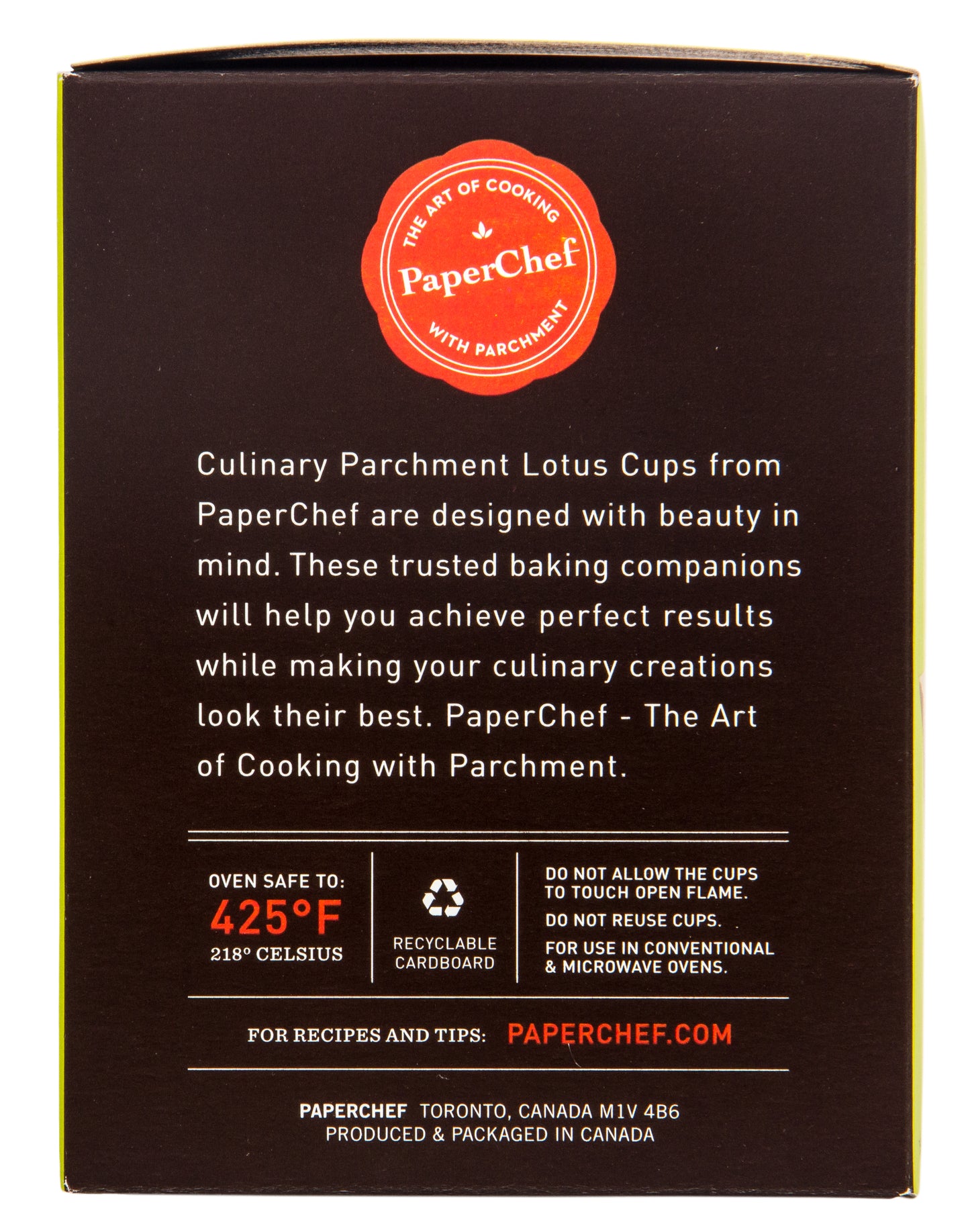 Parchment Baking Lotus Cups