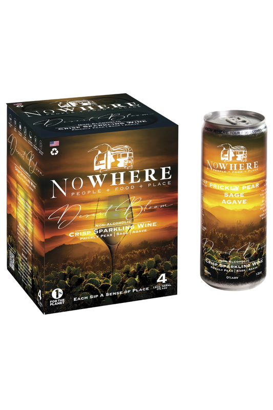 Craft Beverage, Desert Bloom, Crisp Wine, Prickly Pear, Sage, Agave-Non Alcoholic