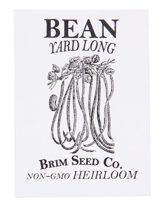 Bean, Yard Long Heirloom Seed