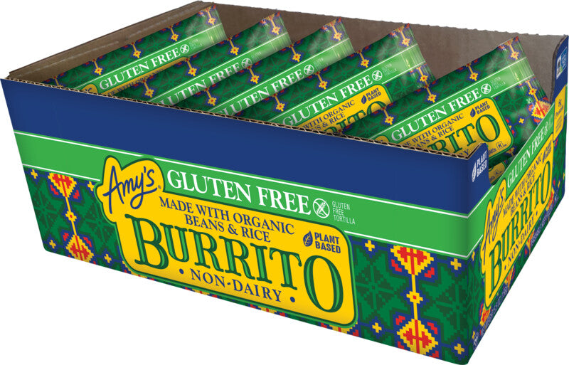 Bean & Rice Burrito, Gluten Free, Dairy Free, Frozen