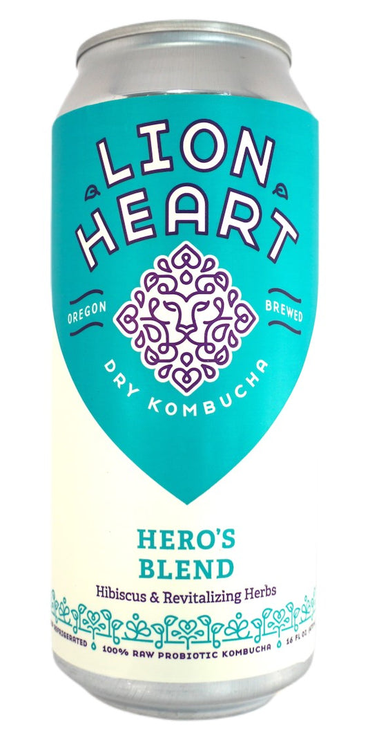 Kombucha, Hero's Blend, Raw