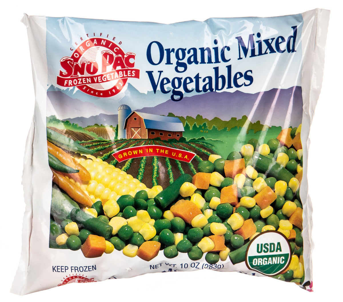 Mixed Vegetables, Frozen, Organic