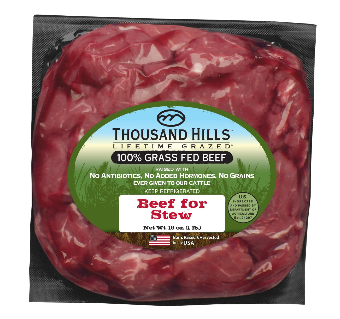 Beef For Stew, Grass-Fed, Frozen