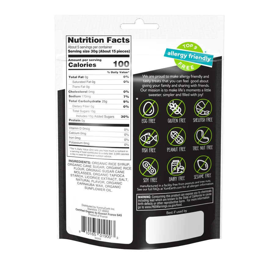 Licorice Black, Organic