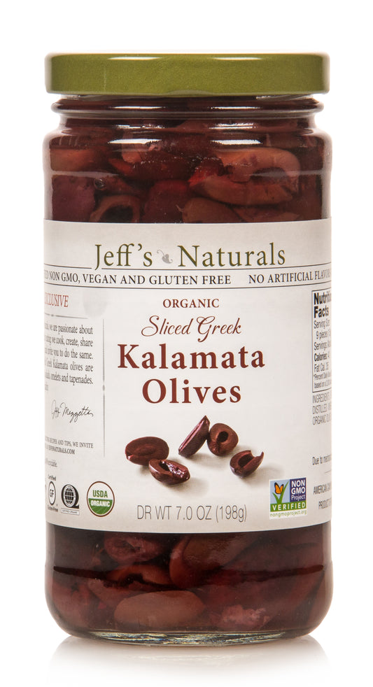 Kalamata Olives, Sliced, Organic