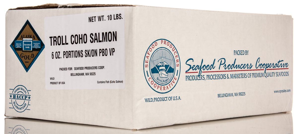 Salmon Coho Portions, Frozen