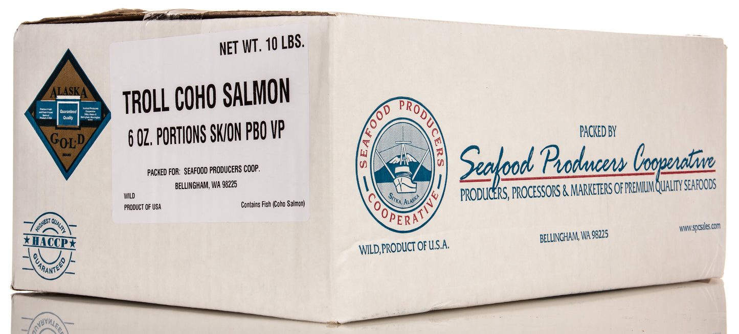 Salmon Coho Portions, Frozen
