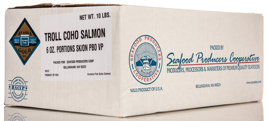 Salmon Coho Portions, Frozen