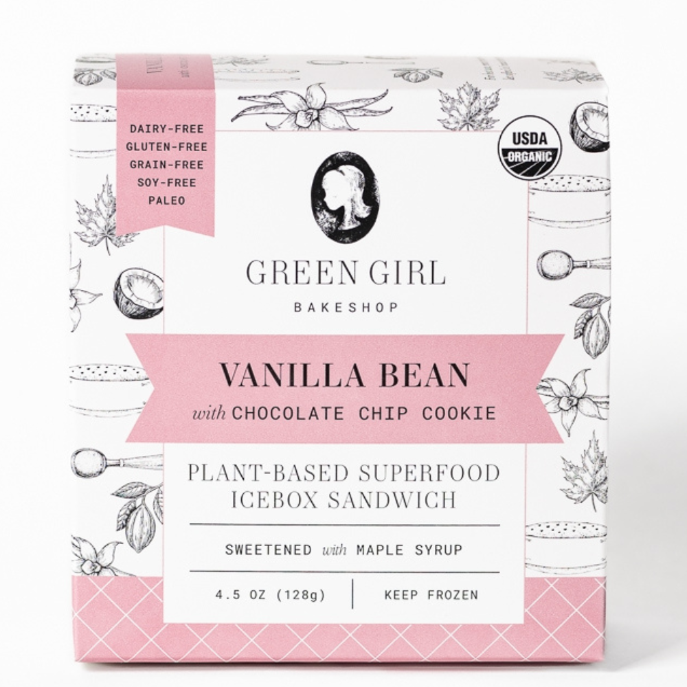 Icebox Sandwich, Plant-Based, Vanilla Bean, Frozen, Organic