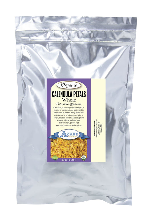 Calendula Petals, Whole, Organic