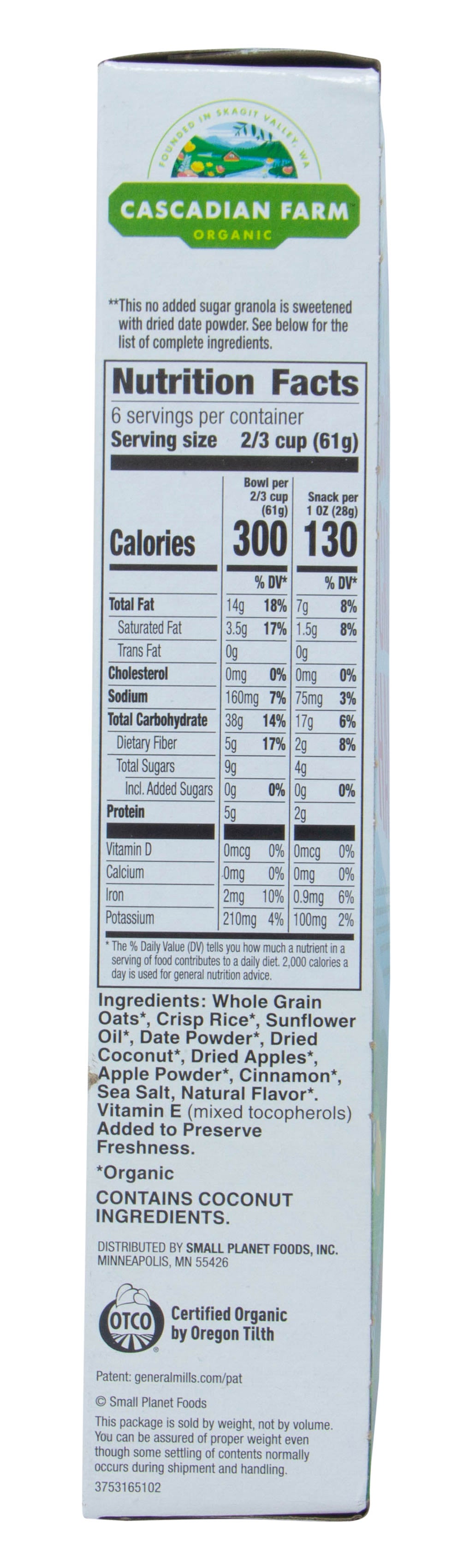 Cinnamon Apple Cereal, Organic