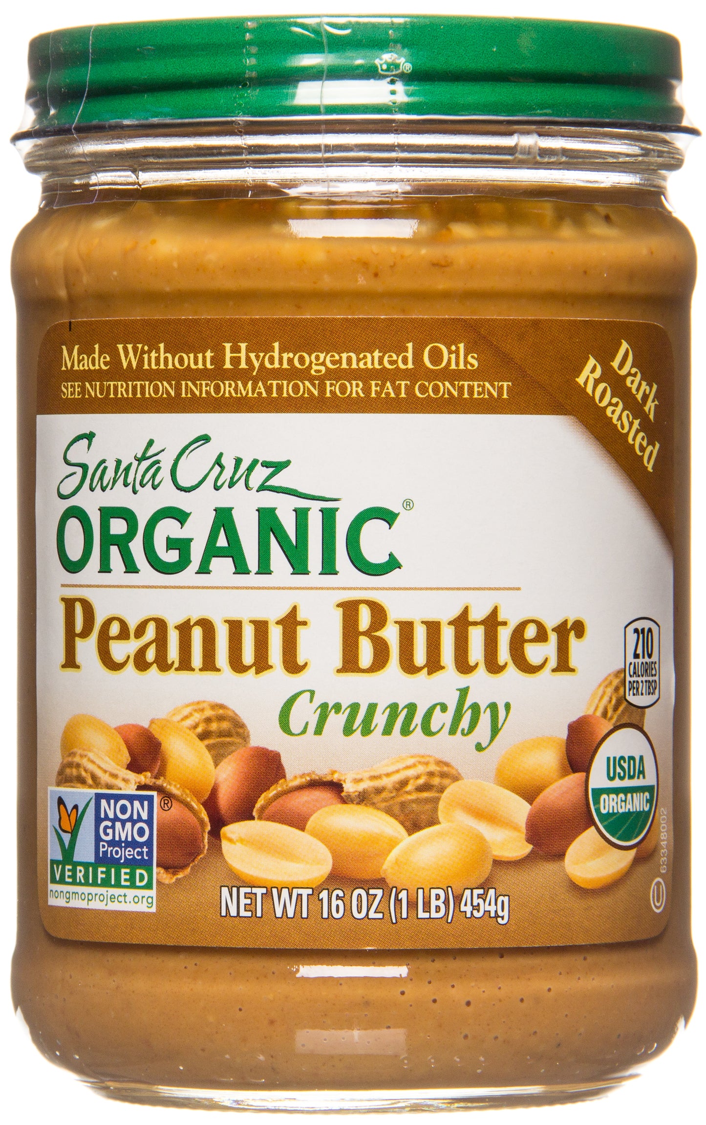 Peanut Butter, Dark Roasted, Crunchy, Organic