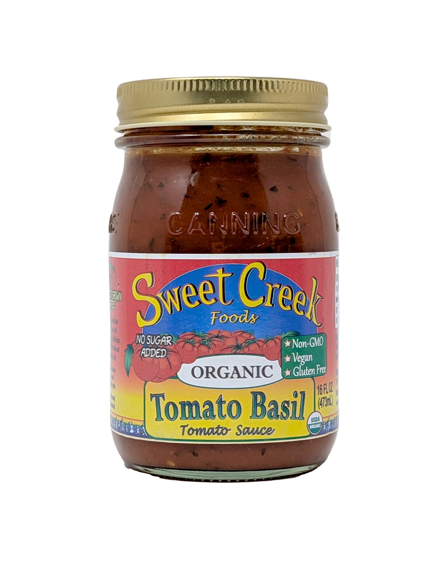 Tomato Sauce, Tomato Basil, Organic