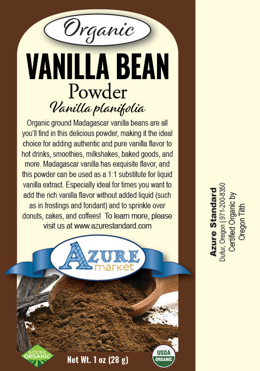 Vanilla Bean Powder, Organic