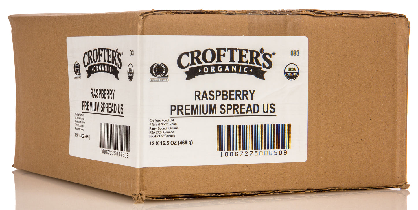 Raspberry Premium Spread, Seedless, Organic