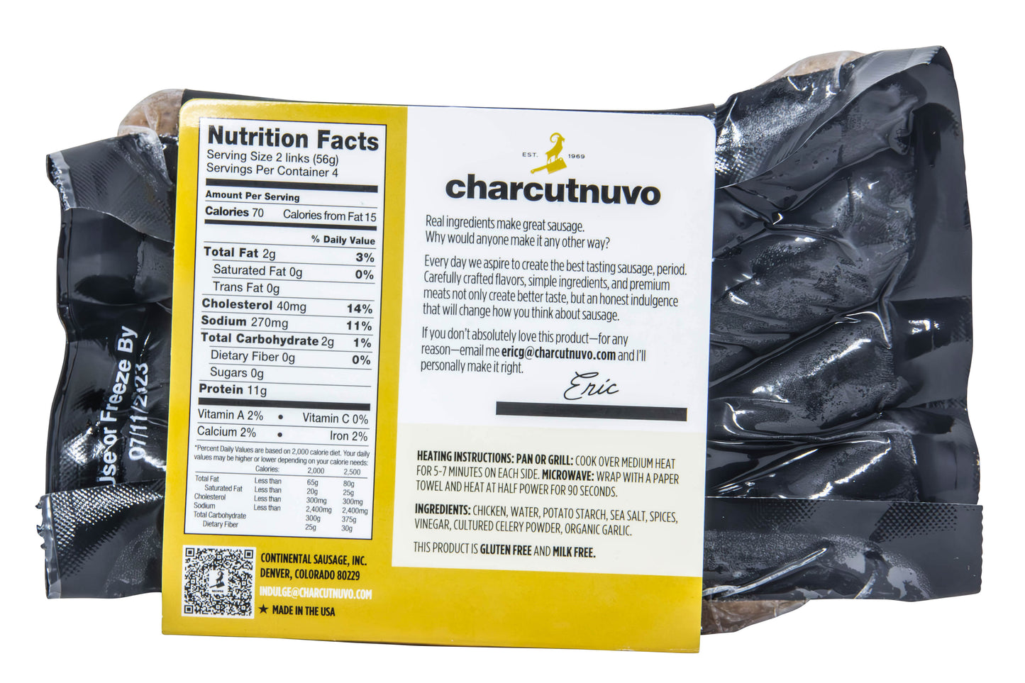 Breakfast Links, Frozen, Chicken