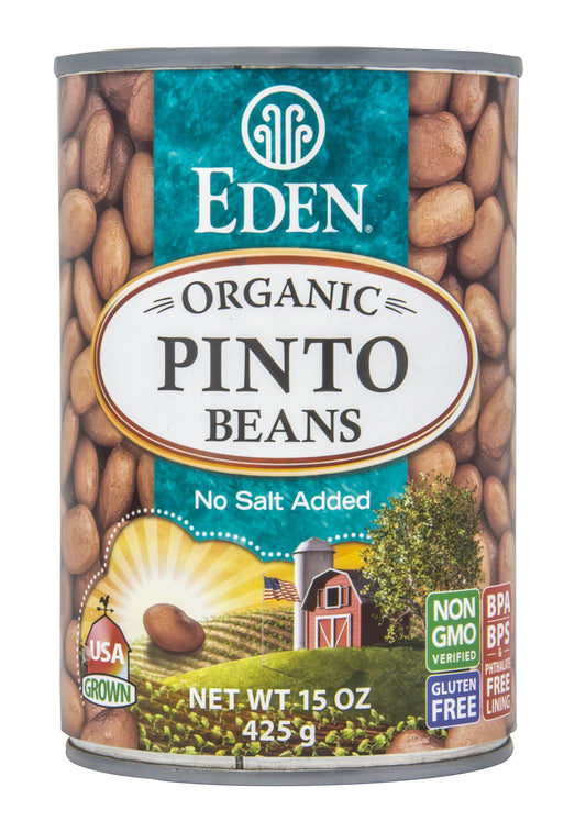Pinto Beans, Canned, Organic