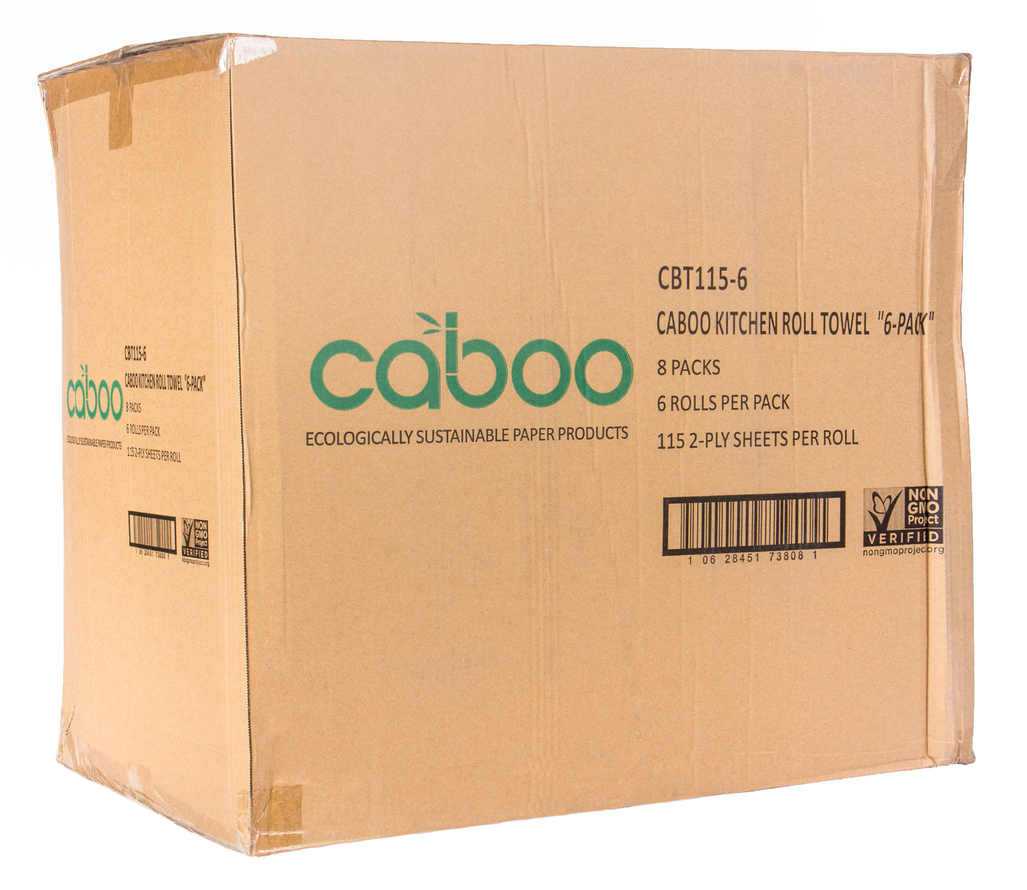 Paper Towels, Bamboo & Sugar Cane, 2 ply, White
