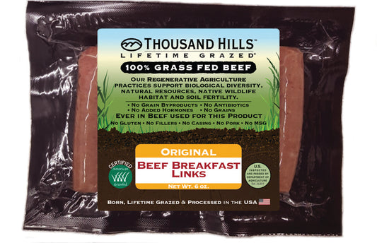 Breakfast Links, Beef, Frozen