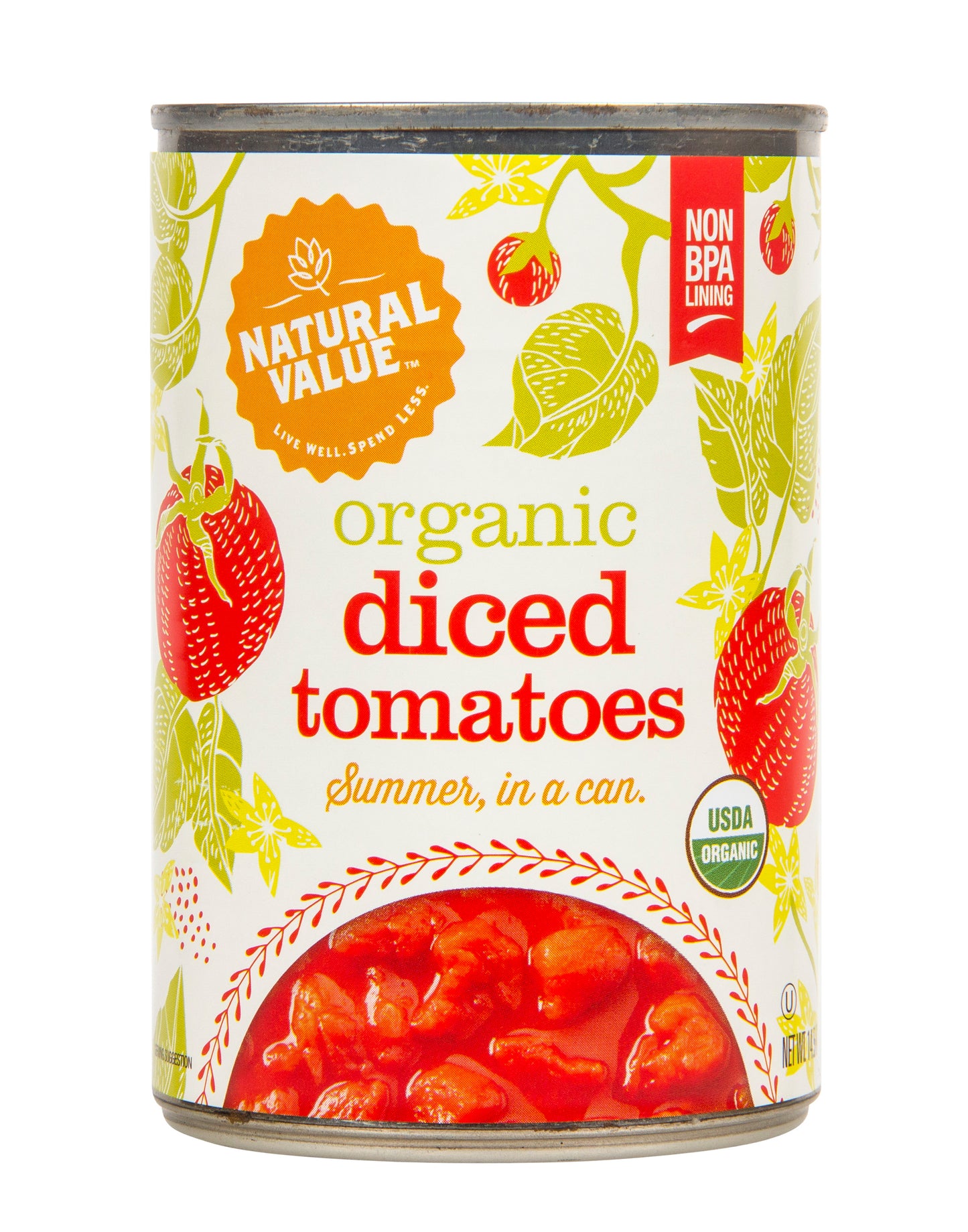 Tomatoes, Diced, Organic