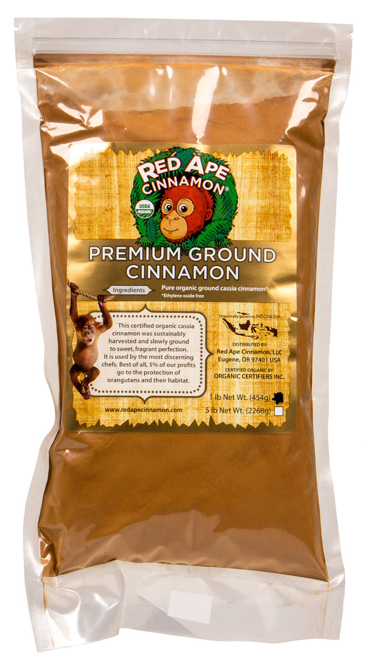 Cinnamon, Cassia, Ground, Organic