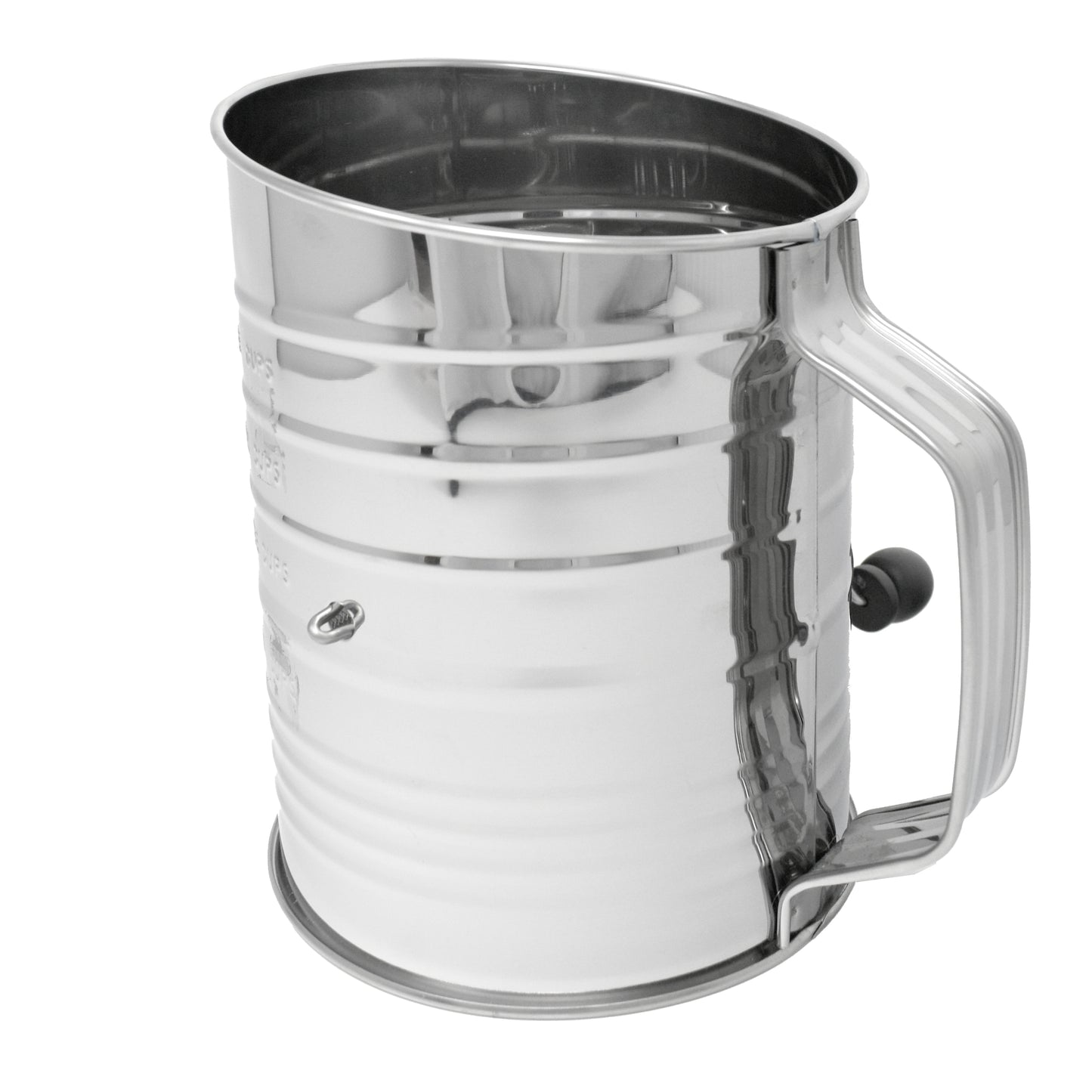 Rotary Sifter, 5 cups, Stainless Steel