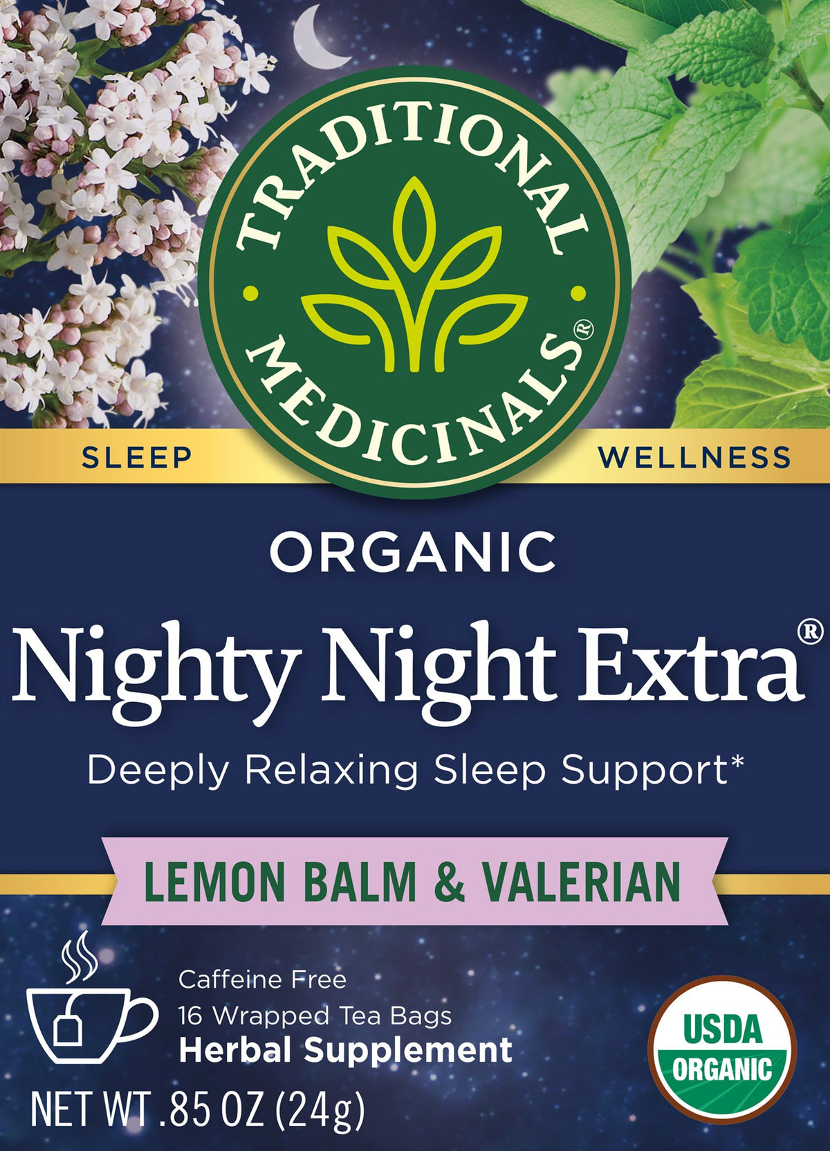 Nighty Night Valerian Tea, Organic