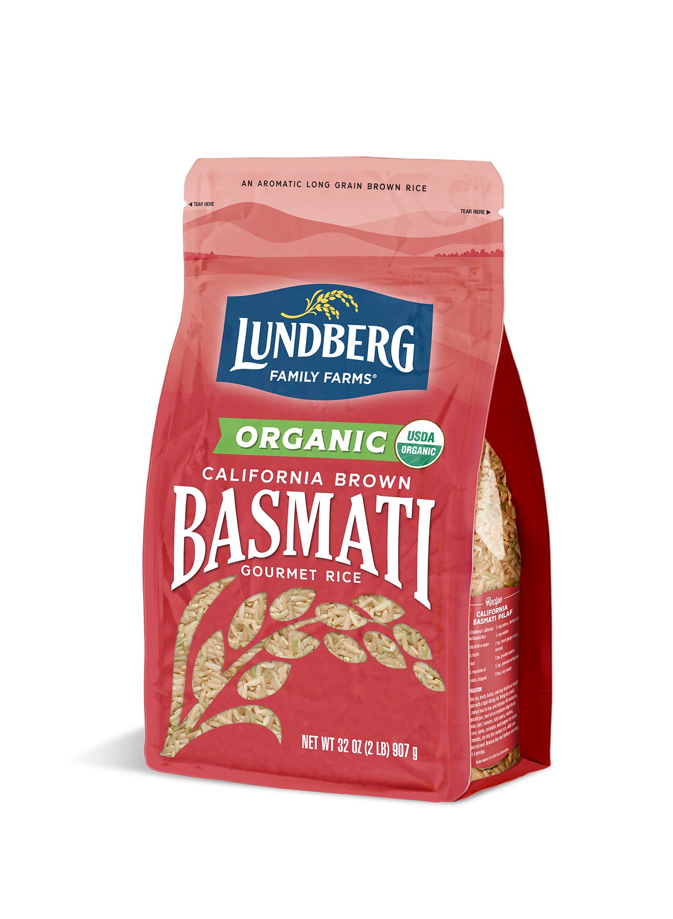 Rice, Basmati Brown, Organic, Gluten Free