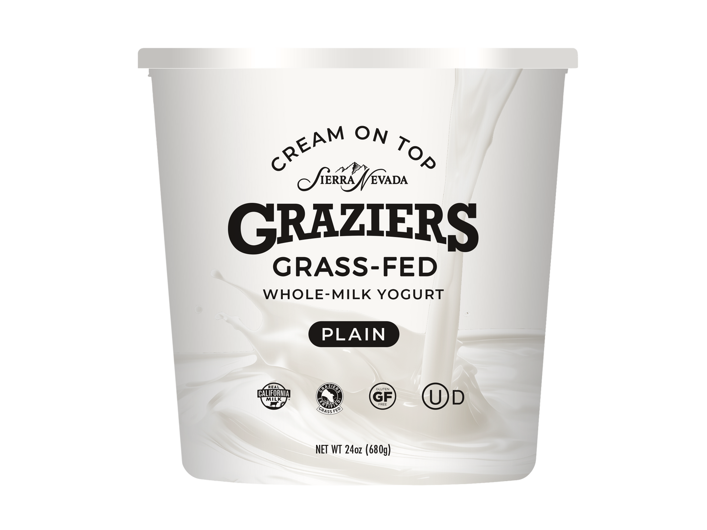 Graziers, Whole Milk Yogurt, Plain, Grass-Fed