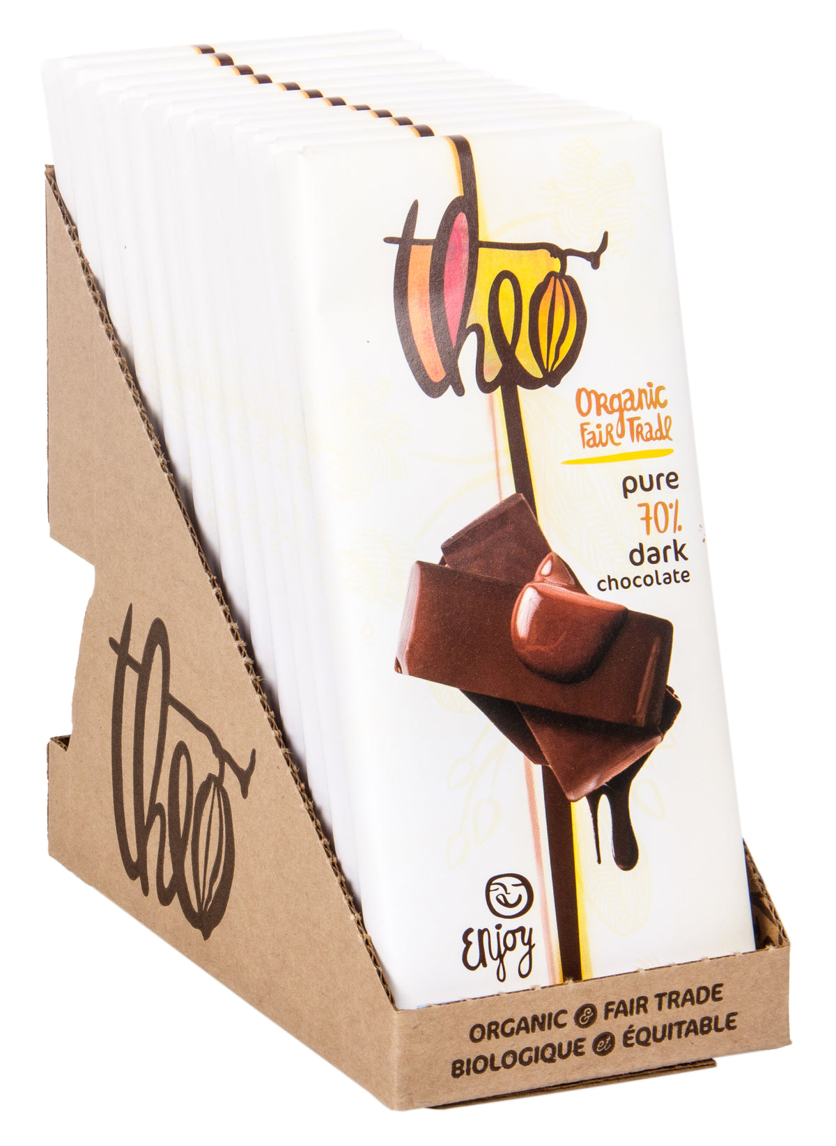 Chocolate Bar, Dark, 70%, Organic