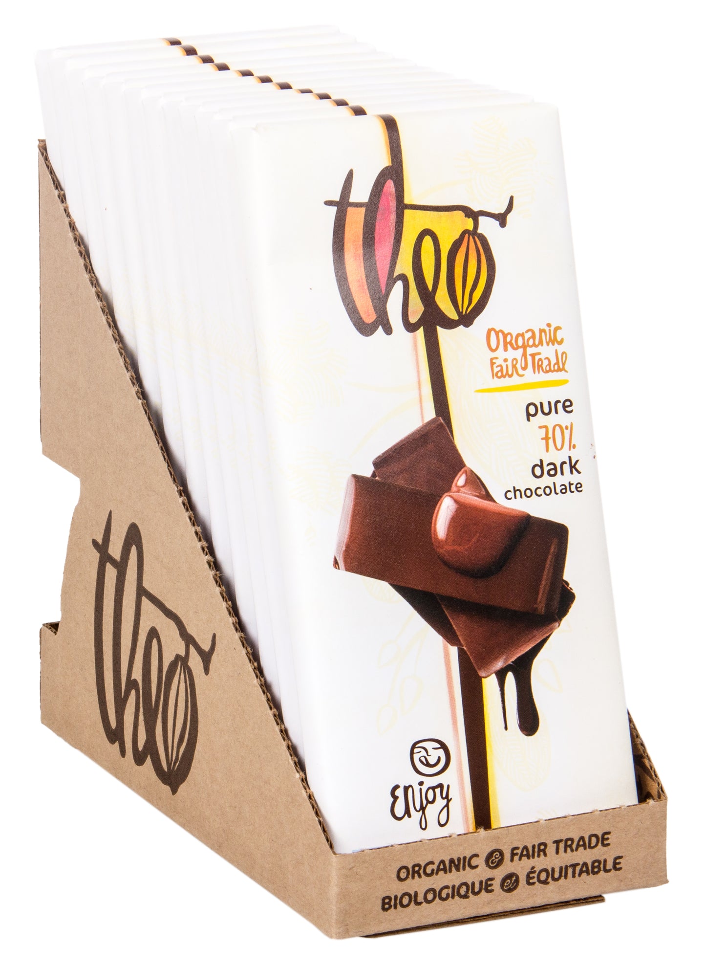 Chocolate Bar, Dark, 70%, Organic