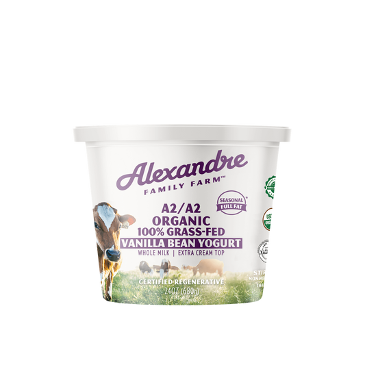 Yogurt, Vanilla Bean, Grass-Fed, Organic