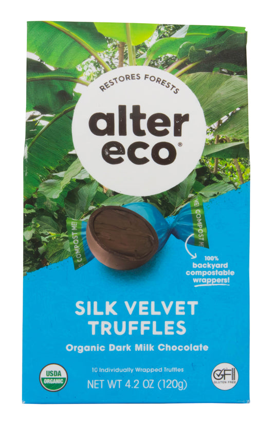 Dark Chocolate Truffles, Silk Velvet, Organic