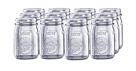Canning Jars, Pint, Regular (JARS ONLY, no bands & lids)