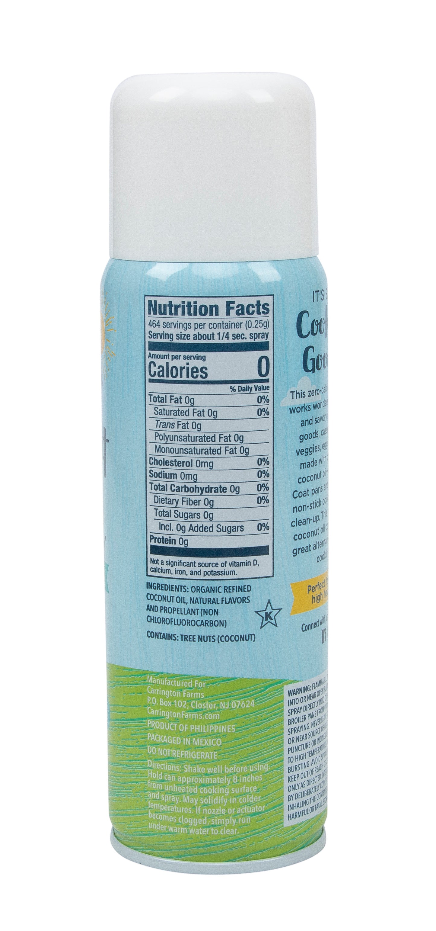 Cooking Spray, Coconut Oil
