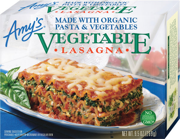 Vegetable Lasagna, Frozen