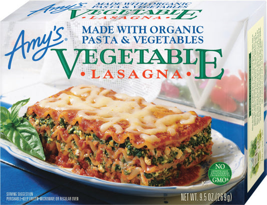 Vegetable Lasagna, Frozen